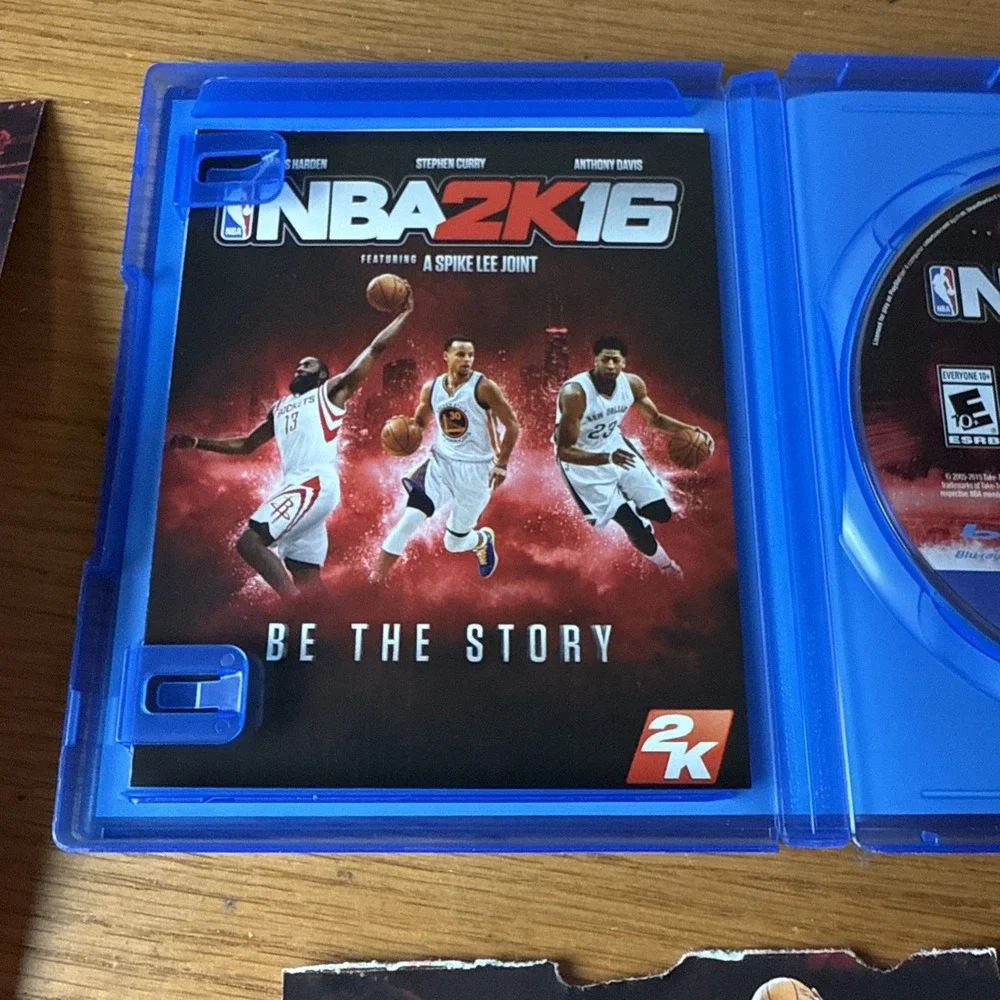 SONY NBA 2K16 PS4 Playstation 4 Anthony Davis Cover 2K Spike Lee 2016 complete